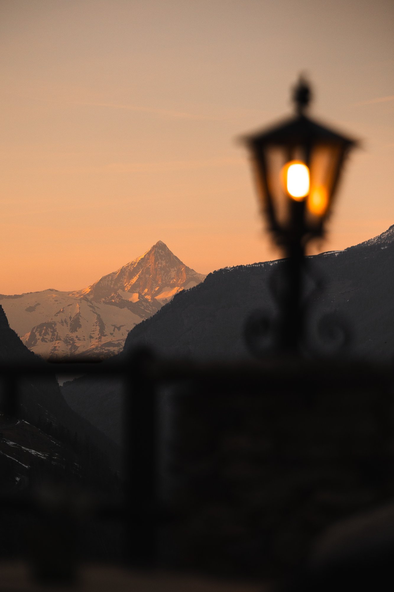 Sonnenuntergang Oberwallis